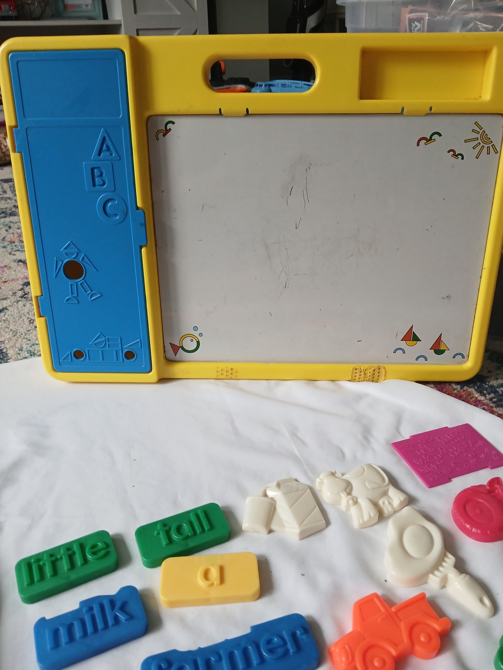vintage  1970s Fisher-Price School Days Desk, Incomplete